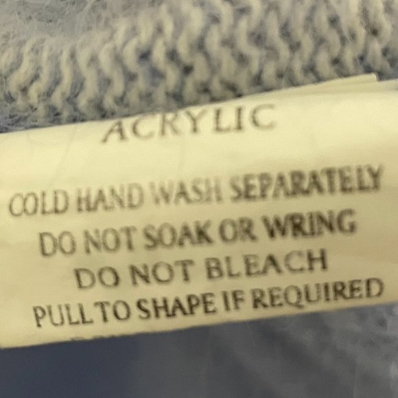 Sky Blue Long Sleeve Sweater - SIZE S - Picture 3 of 4